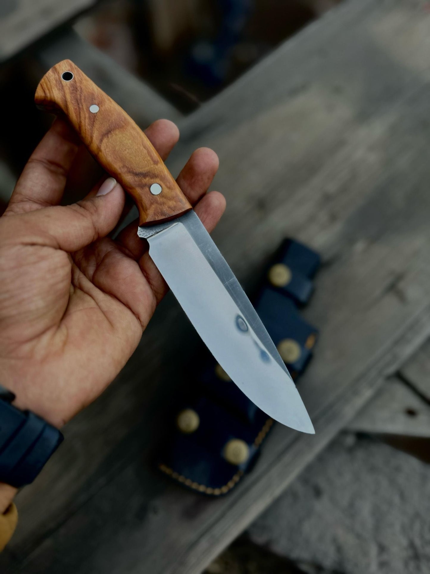 Personalized Damascus Knife, Bush Crafts Knife, Hunting Knife, Groomsmen gifts, Handmade knife, Gifts For Men, customized knife with sheath