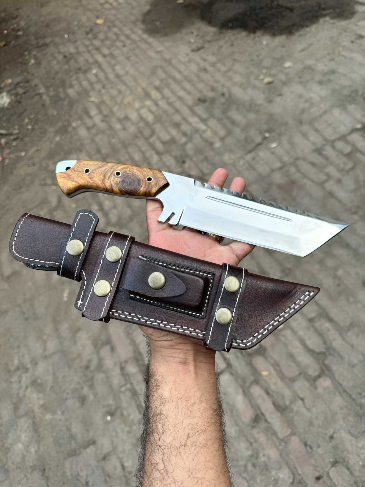 Personalized Tracker Knife Survival Blade Hunting Knives Custom Knife fixed Blade Anniversary Gift Birthday Present Gift for him EDC Knife