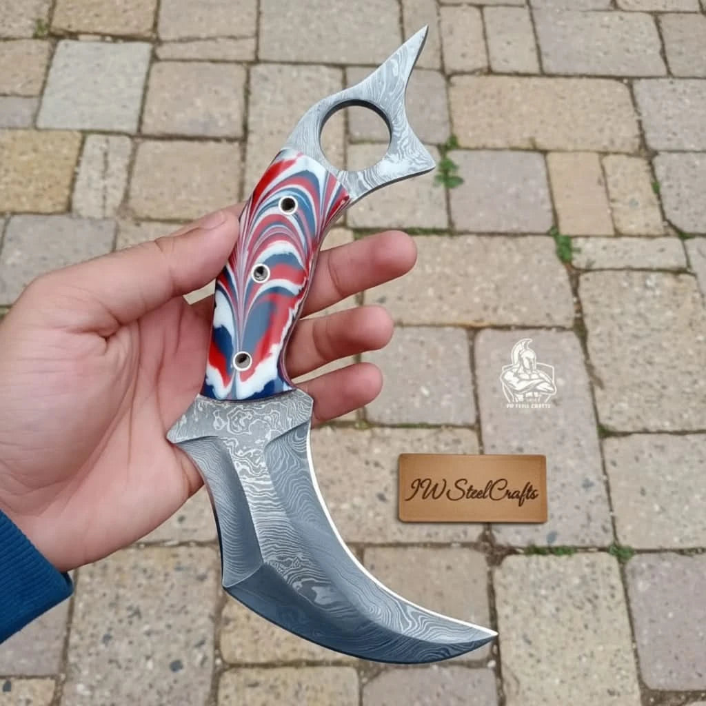 Custom Hand Forged Du Hoc Karambit Knife handmade karambit knife by JW SteelCrafts