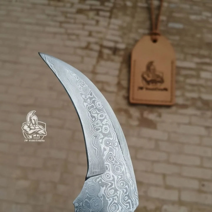 Custom Hand Forged Du Hoc Karambit Knife handmade karambit knife by JW SteelCrafts