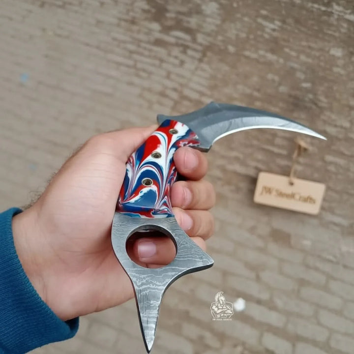 Custom Hand Forged Du Hoc Karambit Knife handmade karambit knife by JW SteelCrafts