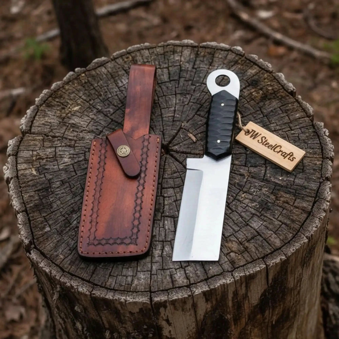 Custom hand Made D2 Steel Tanto knife MB - 0094 handmade Tanto Knife by JW SteelCrafts