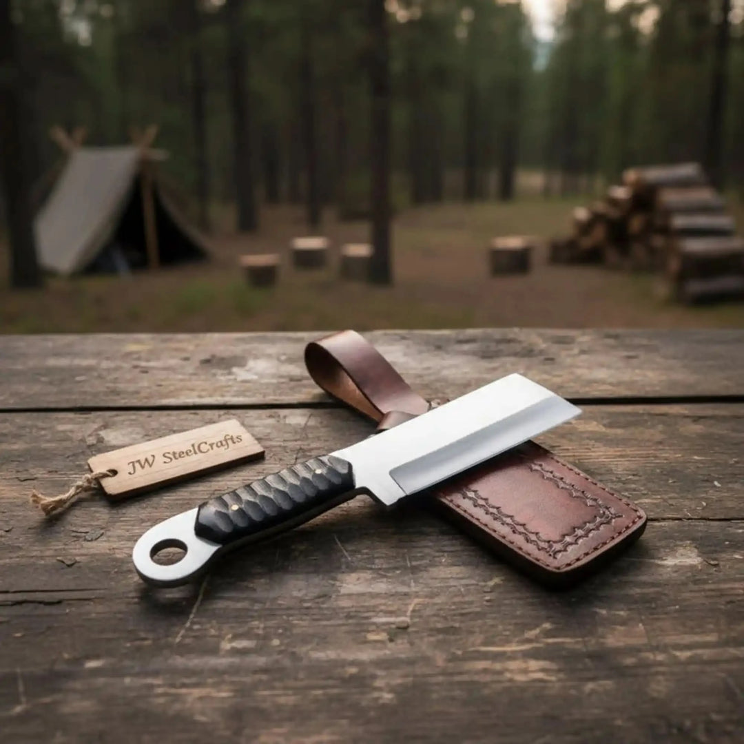 Custom hand Made D2 Steel Tanto knife MB - 0094 handmade Tanto Knife by JW SteelCrafts