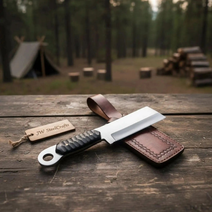Custom hand Made D2 Steel Tanto knife MB - 0094 handmade Tanto Knife by JW SteelCrafts