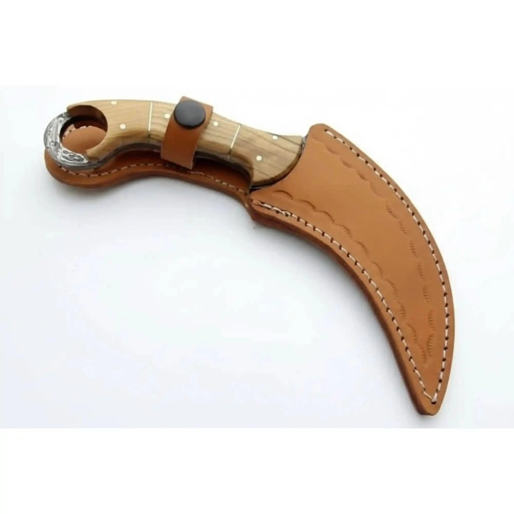Custom Handmade Damascus Steel Full Tang Karambit Knife handmade Karambit Knife by JW SteelCrafts