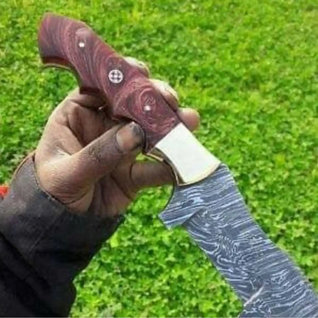 Custom Handmade Damascus Steel Tracker Knife / Hunting Knife DK - 0129 handmade Handmade Tracker Knives by JW SteelCrafts