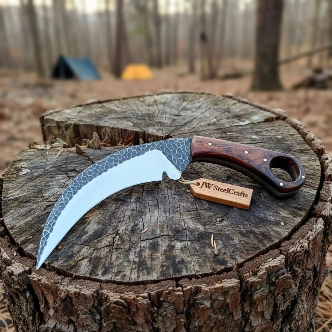 Custom Handmade Karambit knife/fighting knife handmade Karambit Knife by JW SteelCrafts