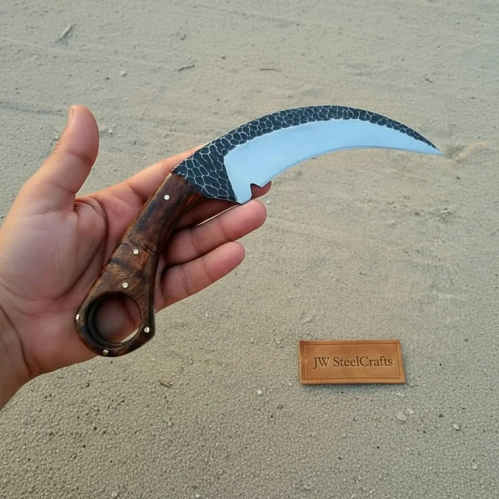 Custom Handmade Karambit knife/fighting knife handmade Karambit Knife by JW SteelCrafts