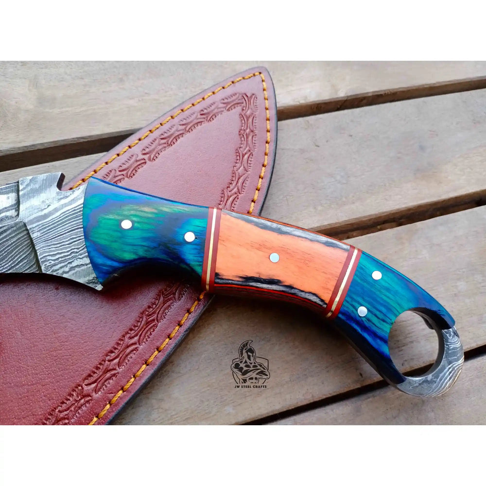 Custom made Hand forged Karambit Knife handmade karambit knfie by JW SteelCrafts