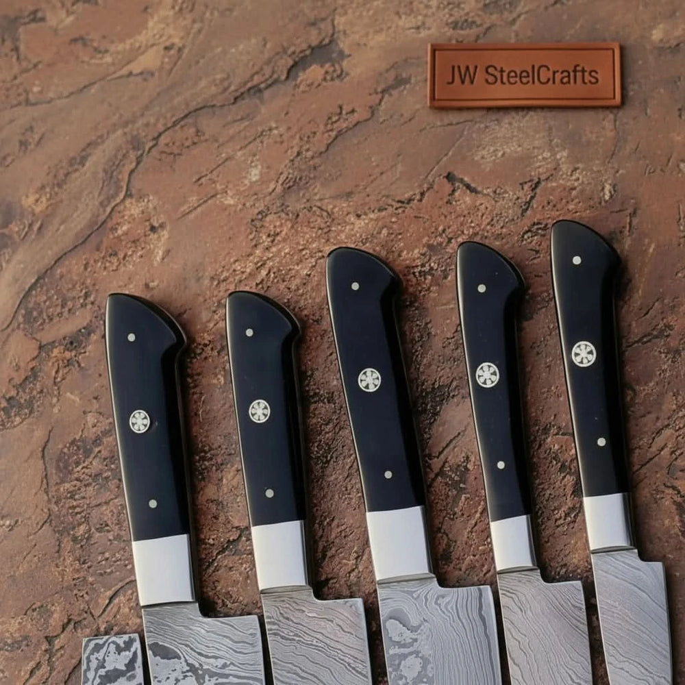Damascus Carving & Slicer Knife Set Replica