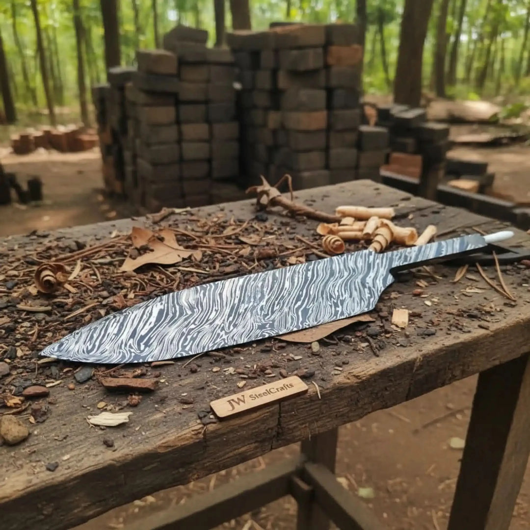 Damascus Chef Knife 12 Inch