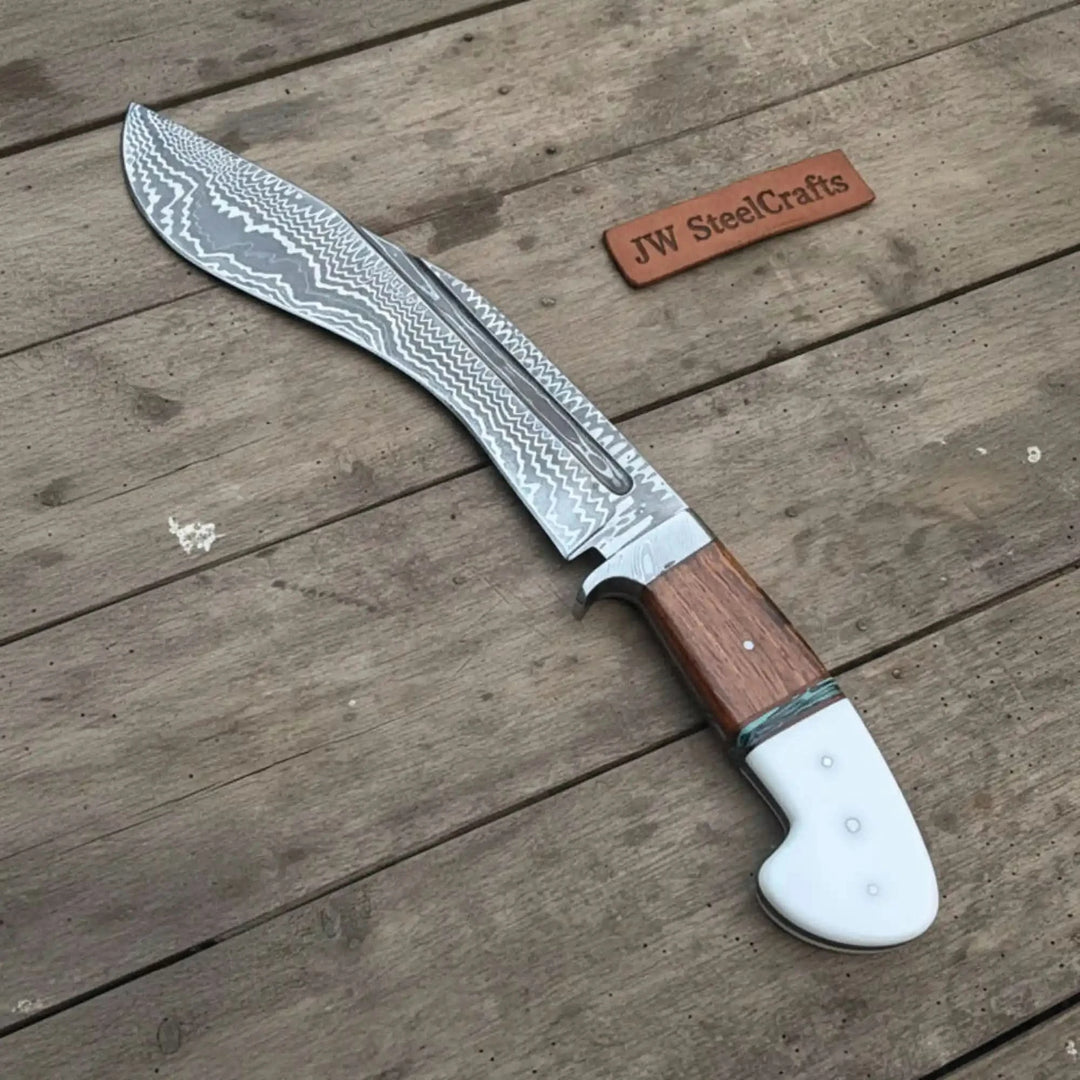 Damascus Gurkha Kukri Knife
