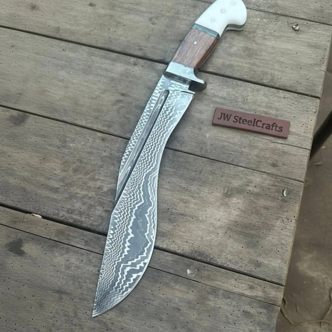Damascus Gurkha Kukri Knife