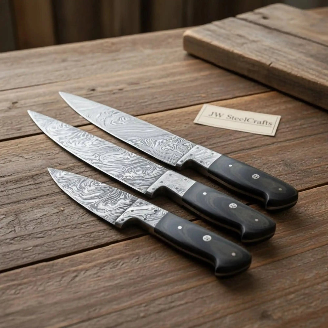 
Damascus Gyuto Chef Knife Set