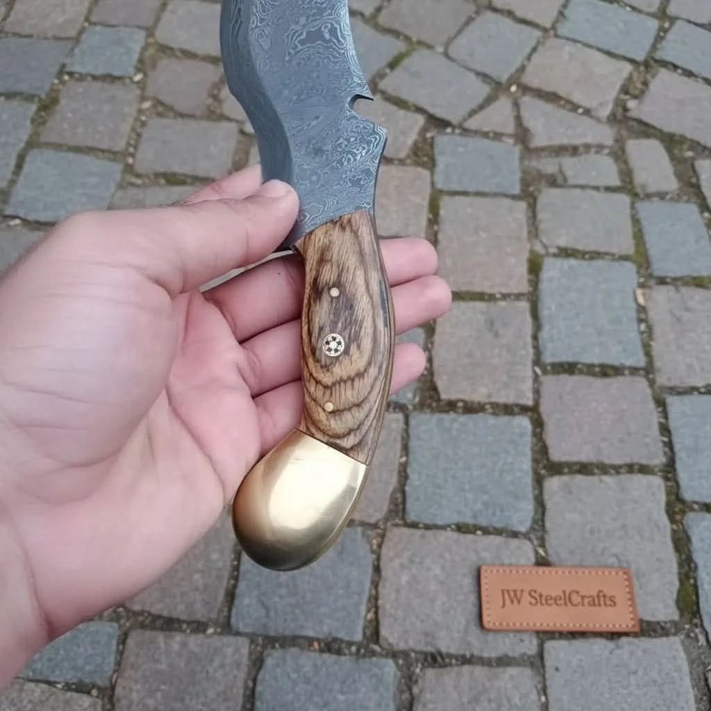 Damascus karambit knife.. handmade karambit knife by JW SteelCrafts