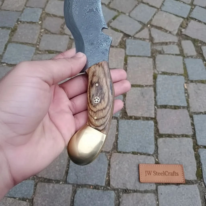Damascus karambit knife.. handmade karambit knife by JW SteelCrafts