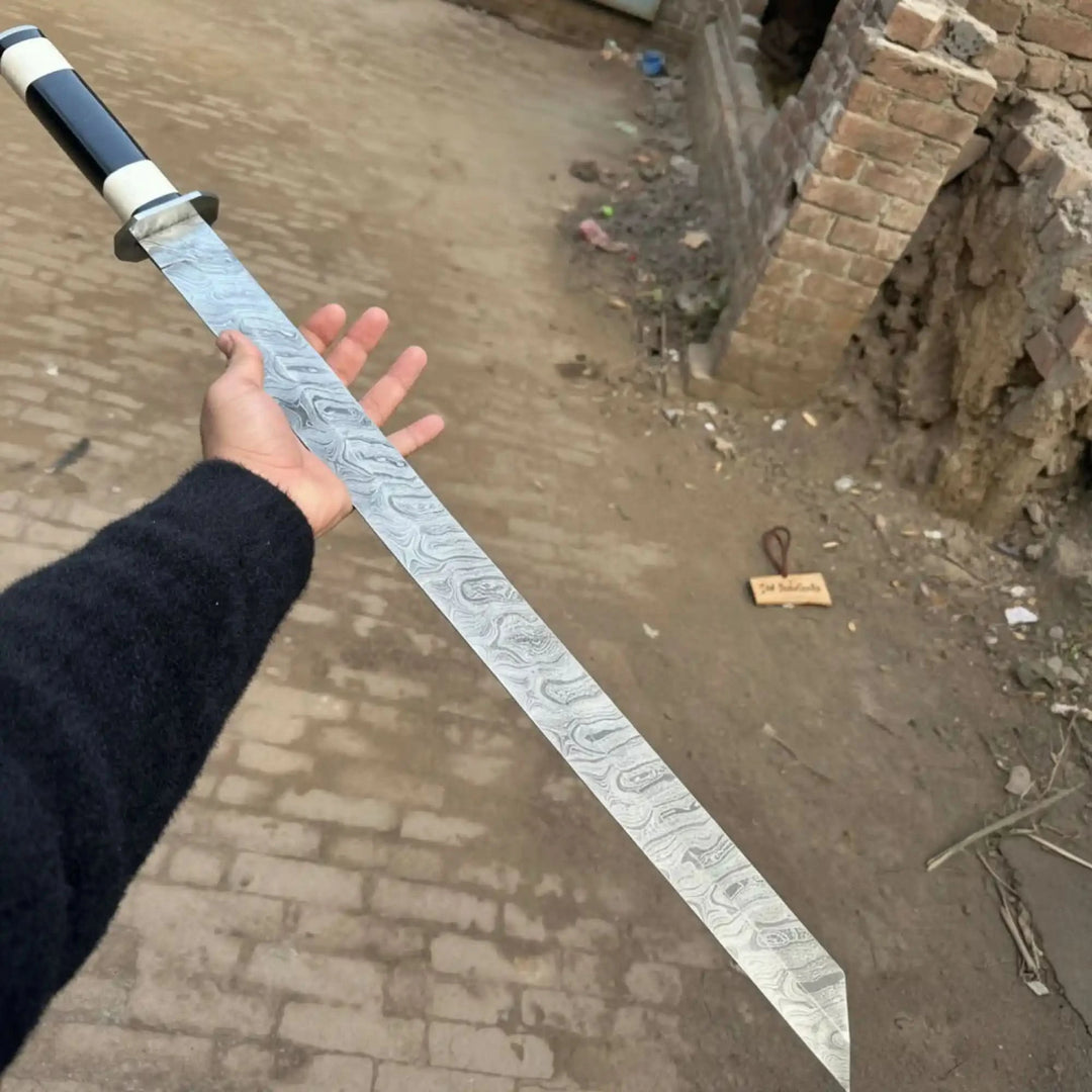 Damascus Seax Sword 