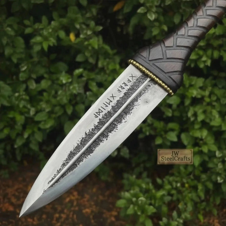 Double Edge Spear Point Medieval Dagger Knife Replica