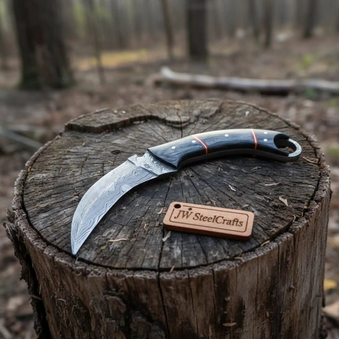 Hand Forged Karambit Knife By JW Steel Crafts handmade karambit knife by JW SteelCrafts