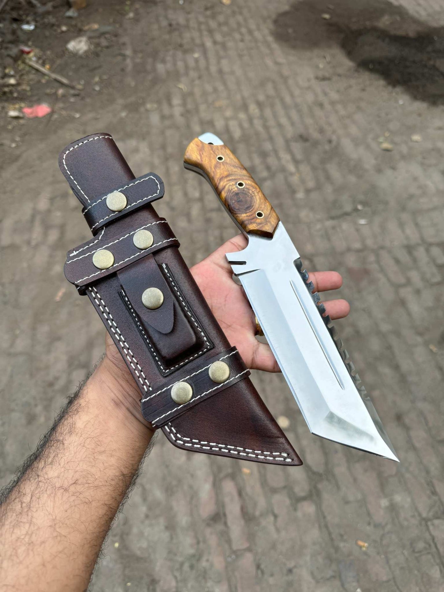 Personalized Tracker Knife Survival Blade Hunting Knives Custom Knife fixed Blade Anniversary Gift Birthday Present Gift for him EDC Knife