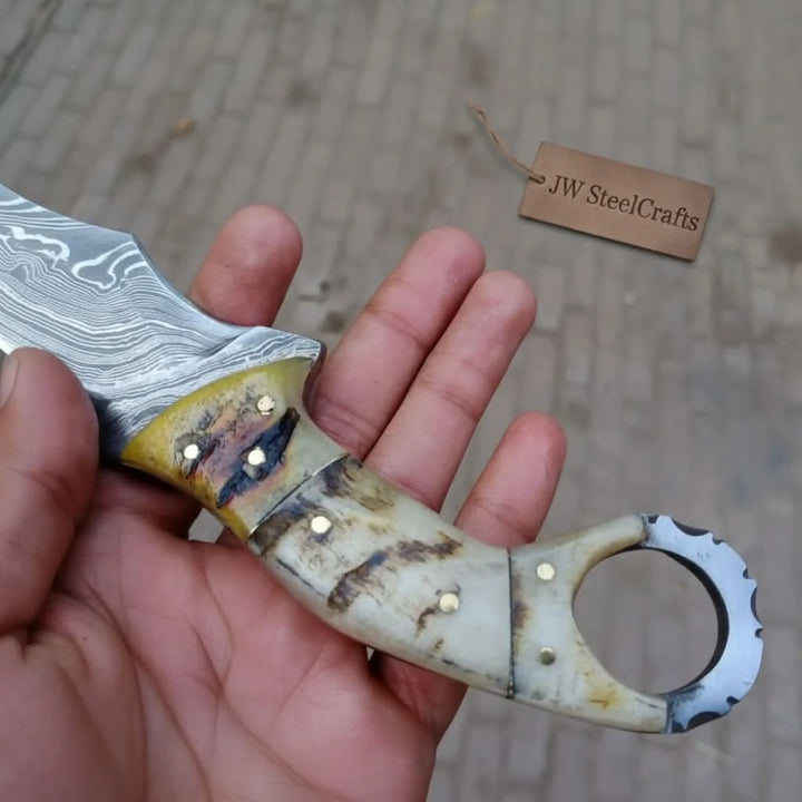 Handmade Custom Du Hoc Karambit Knife. handmade karambit knife by JW SteelCrafts