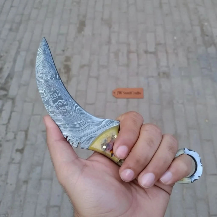 Handmade Custom Du Hoc Karambit Knife. handmade karambit knife by JW SteelCrafts