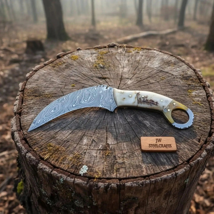 Handmade Custom Du Hoc Karambit Knife. handmade karambit knife by JW SteelCrafts