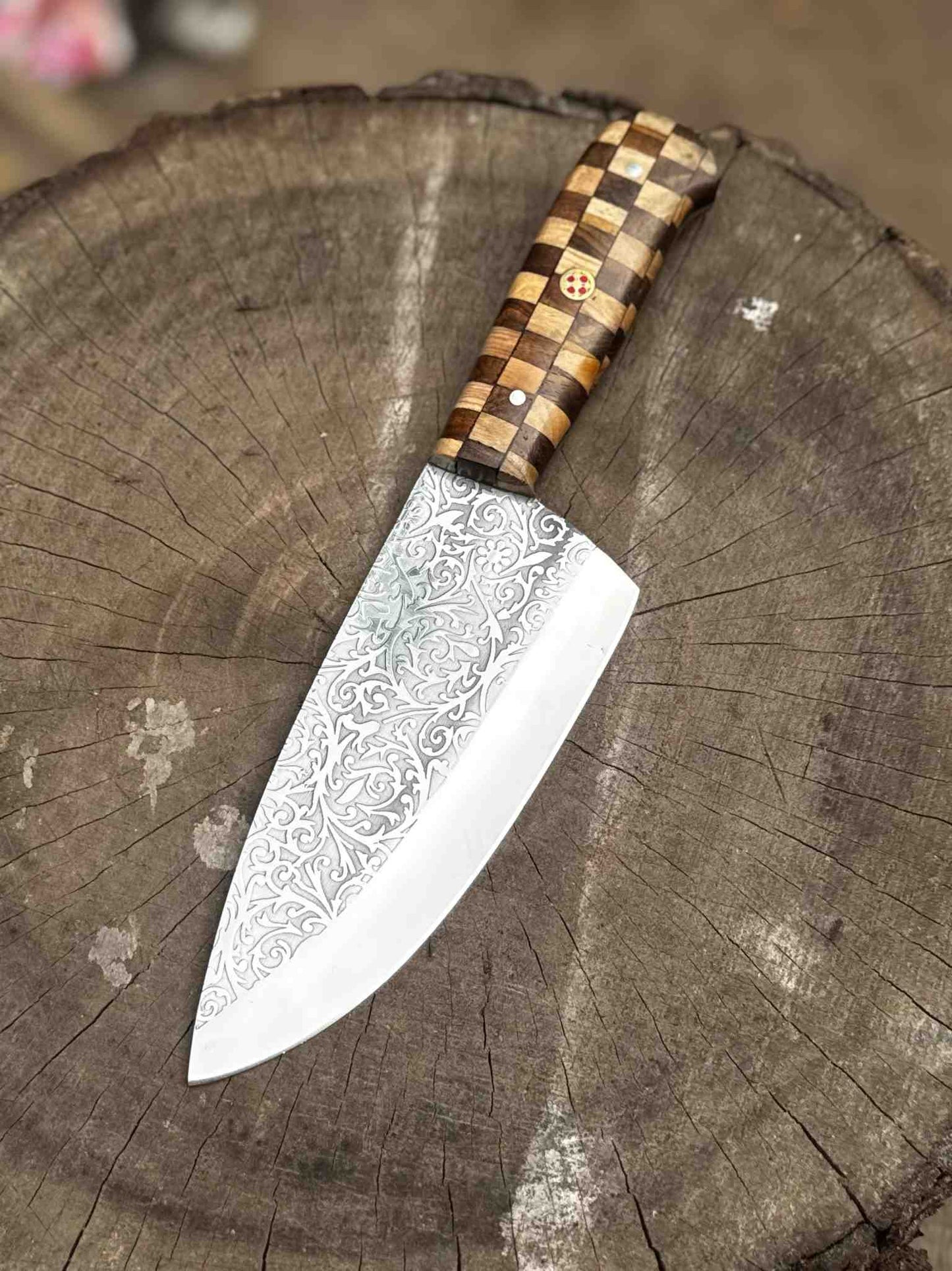 Personalized Meat Cleaver Knife High Polished Custom Chef knife, Engraved Butcher Knife, Home Chef Gift, Custom Gift for Dad, Husband , Mom