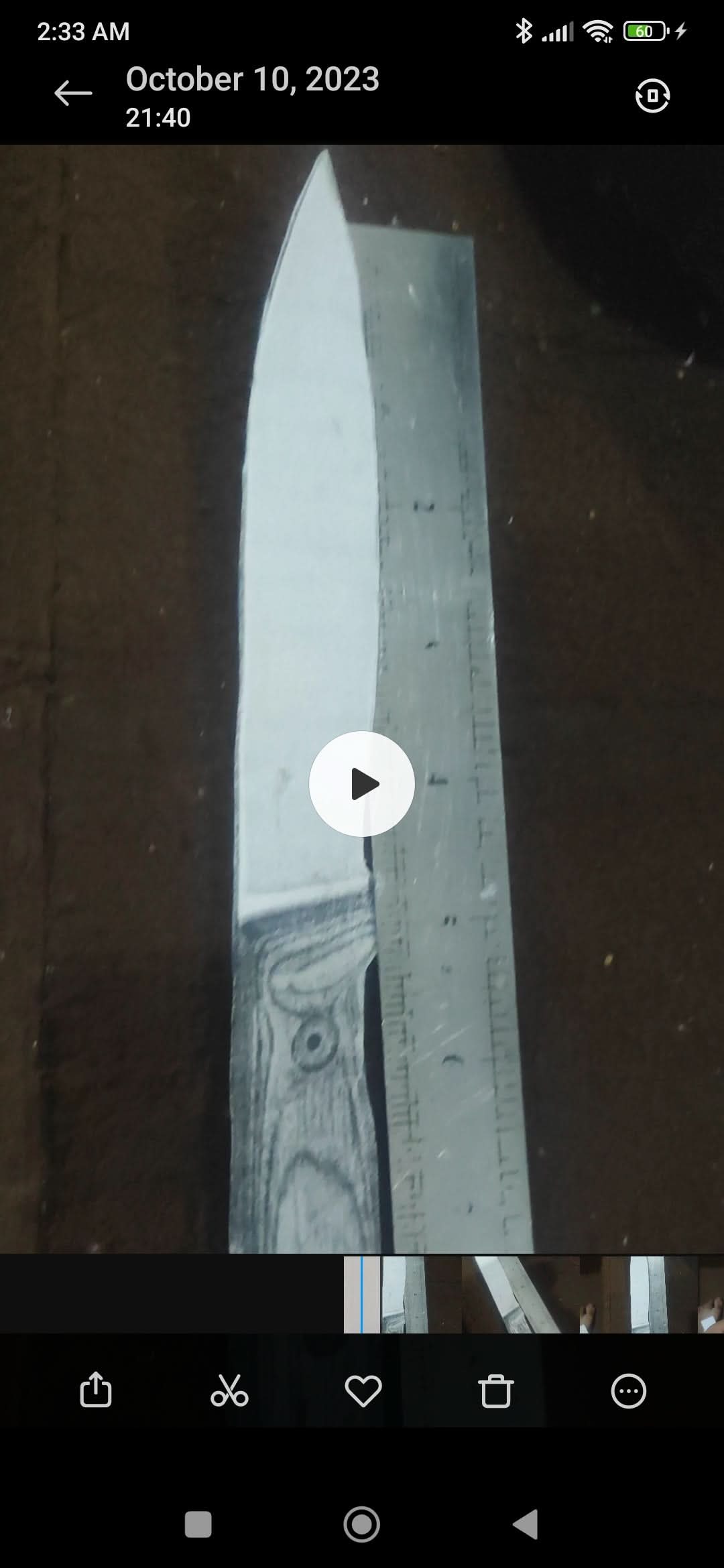 Handmade Damascus Fixed Blade Knife — Full Tang, Leather Sheath handmade by JW SteelCrafts