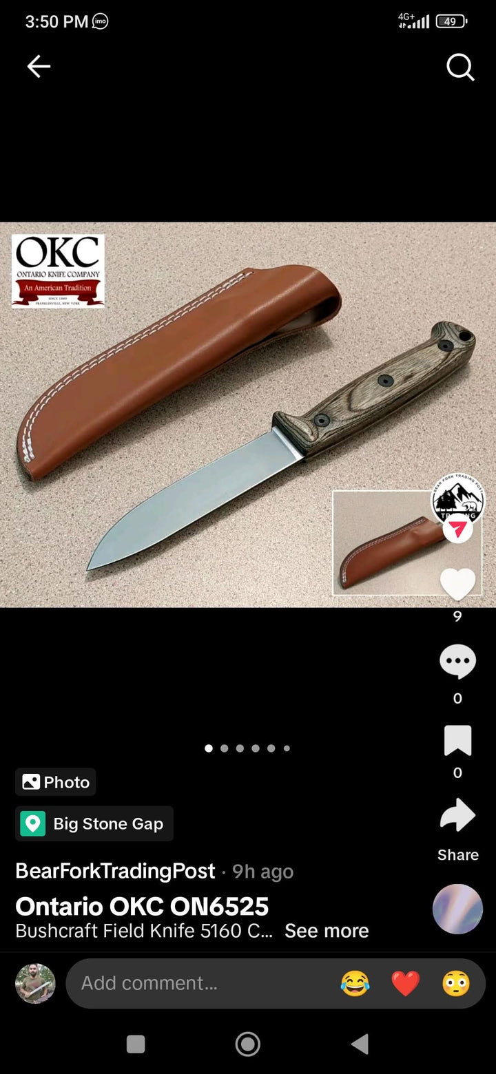 Handmade Damascus Fixed Blade Knife — Full Tang, Leather Sheath handmade by JW SteelCrafts