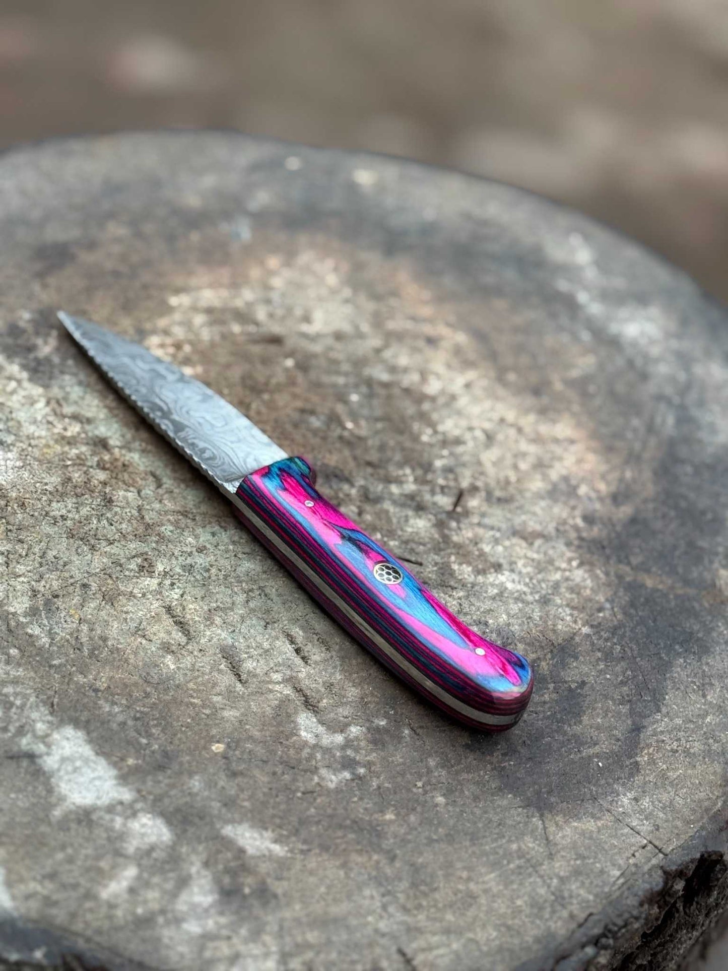 Skinner Knife Damascus Steel Handmade Fixed Blade Bushcraft Knife Personalized Custom Knife Birthday Gift Wedding Gift Present for her