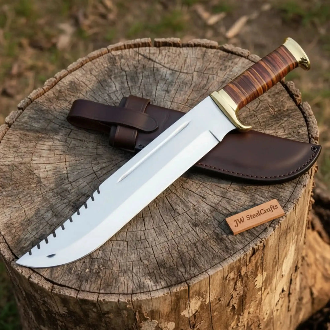 Handmade Mega Blades Crocodile Dundee Bowie Knife