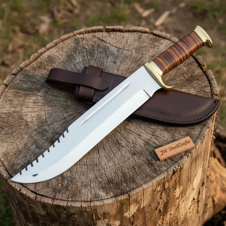 Handmade Mega Blades Crocodile Dundee Bowie Knife