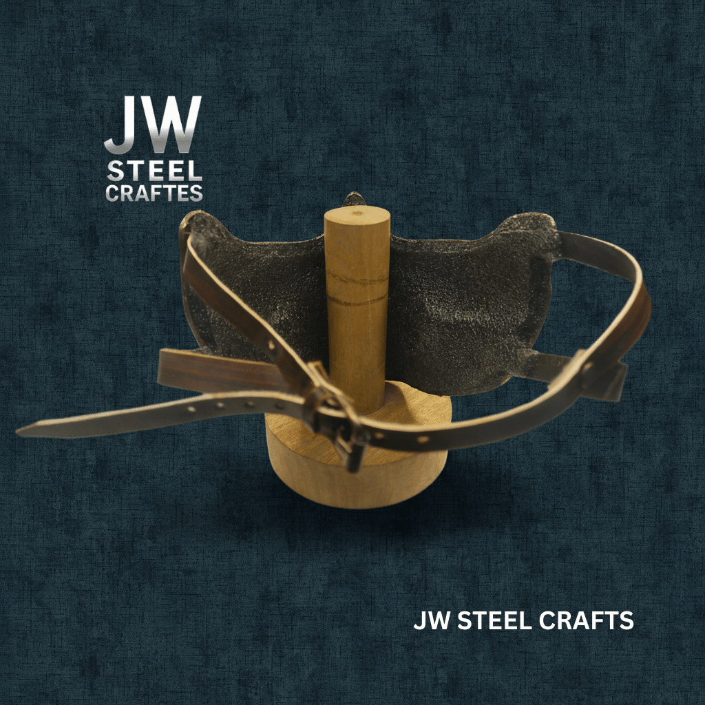 Handmade Metallic Half Face Mask | Golden Cast Art Mask for Display handmade Helmet by JW SteelCrafts