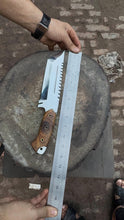 Load image into Gallery viewer, Personalized Tracker Knife Survival Blade Hunting Knives Custom Knife fixed Blade Anniversary Gift Birthday Present Gift for him EDC Knife
