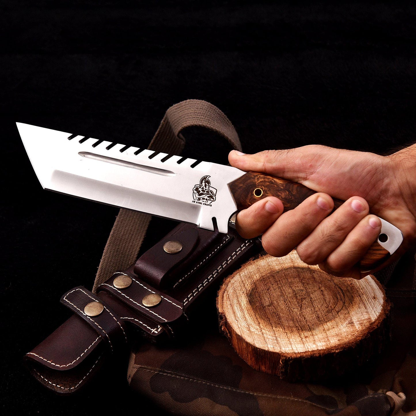 Personalized Tracker Knife Handmade Tracker knife Hunting Knife Survival Knife Gift For Him/For Her Christmas Gift Anniversary Gift EDC