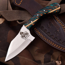 Load image into Gallery viewer, Personalized Hunting Knife Custom Knife Husband Gift, Father&#39;s Gift, Gift for Him, Wedding Gift, Anniversary Gift Groomsmen Gift EDC