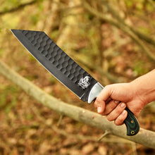 Load image into Gallery viewer, Personalized Machete Handmade Fixed Blade Knife Bowie Knife Hunting Knife Groomsmen Knife, Wedding Gift, Gift for him ,Husband&#39;s Gift EDC
