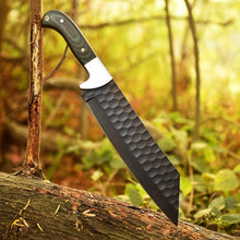 Load image into Gallery viewer, Personalized Machete Handmade Fixed Blade Knife Bowie Knife Hunting Knife Groomsmen Knife, Wedding Gift, Gift for him ,Husband&#39;s Gift EDC