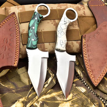 Load image into Gallery viewer, Custom Hunting Knife Engraved Knife High Handmade Skinner Knife Fixed Knife Gift for Husband , Gift for her , Wedding Gift, Birthday Gift
