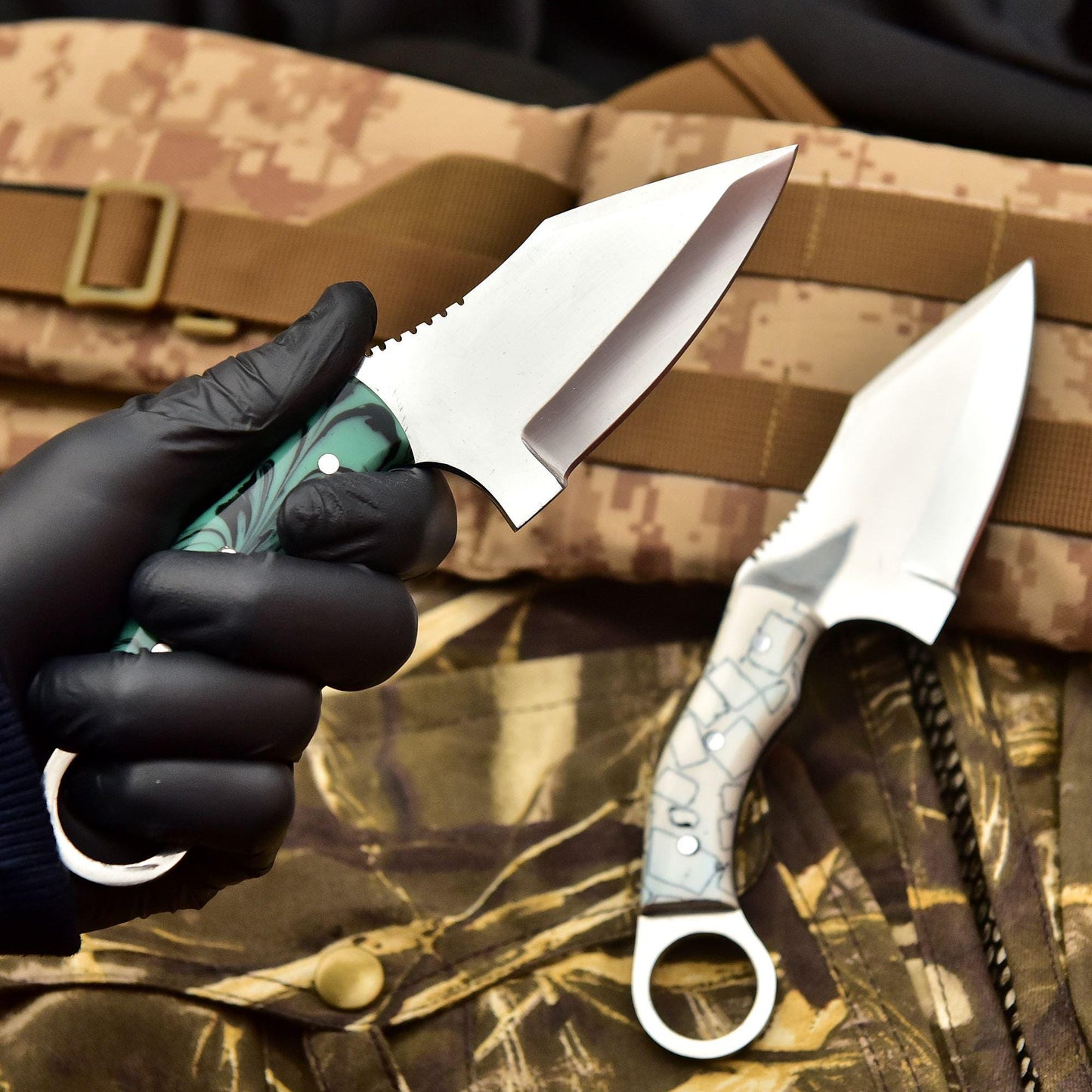 Custom Hunting Knife Engraved Knife High Handmade Skinner Knife Fixed Knife Gift for Husband , Gift for her , Wedding Gift, Birthday Gift