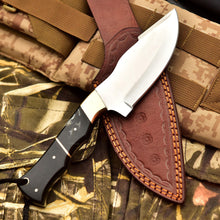 Load image into Gallery viewer, Personalized Skinner Knife Handmade High Polished Hunting knife Wedding Gift, Groomsman Gift, Gift for Her, Custom Knife, Boyfriend Gift