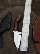 Load image into Gallery viewer, Personalized Skinner Knife Custom Knife Skinner EDC Knife  Camping Knife Groomsman Gift, Girlfriend&#39;s gift ,Gift for Husband, Wedding Gift