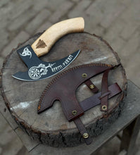 Load image into Gallery viewer, Custom Viking Pizza Cutter Axe, Customized pizza Axe, Personalized gifts, Anniversary Gifts for Her, Valentines gift for him