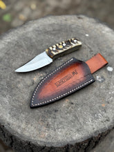 Load image into Gallery viewer, Personalized Skinner knife, EDC Knife, Custom Skinner Gift for Girlfriend, Handmade Hunting Tool, Gift For Husband Wedding Gift/Gift For him