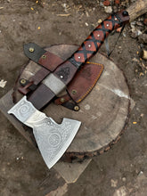 Load image into Gallery viewer, Personalized Handcrafted Viking Axe Celtic Axe, Viking Style Blade Collectible Battle Axe Gift for her, Gift for him, Father&#39;s Gift