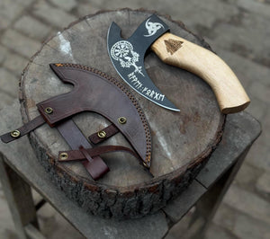 Custom Viking Pizza Cutter Axe, Customized pizza Axe, Personalized gifts, Anniversary Gifts for Her, Valentines gift for him