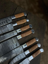 Load image into Gallery viewer, Handmade Damascus Steel Chef Knife Set  5-Piece Kitchen Knives – Full Tang Professional Cooking Knives
