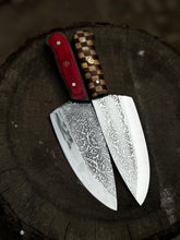 Load image into Gallery viewer, Personalized Meat Cleaver Knife High Polished Custom Chef knife, Engraved Butcher Knife, Home Chef Gift, Custom Gift for Dad, Husband , Mom