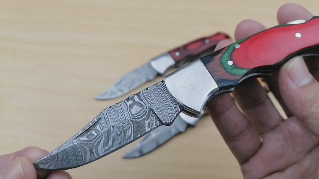 Handmade Damascus Hunting Knife